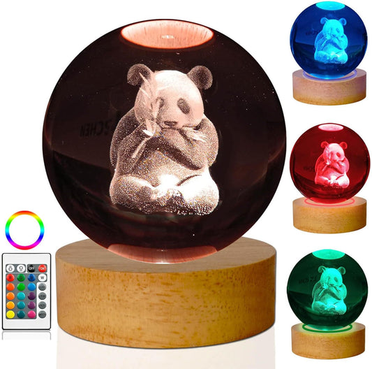 Luminous 3d Christmas/Solar System Crystal Ball