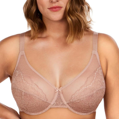 Women's Charming Minimizer Bra (Full-coverage Underwear)