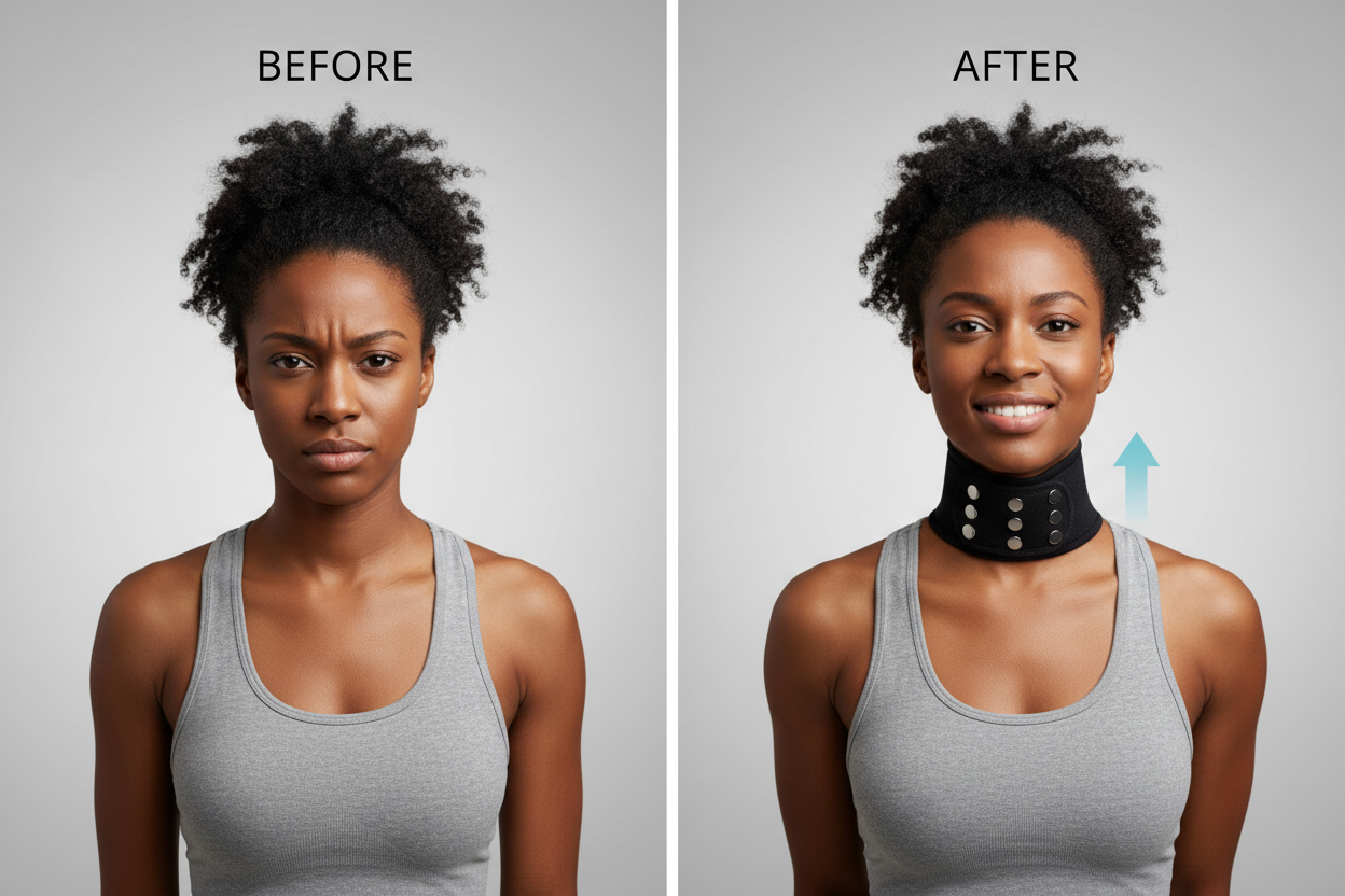 make it a black neck posture 